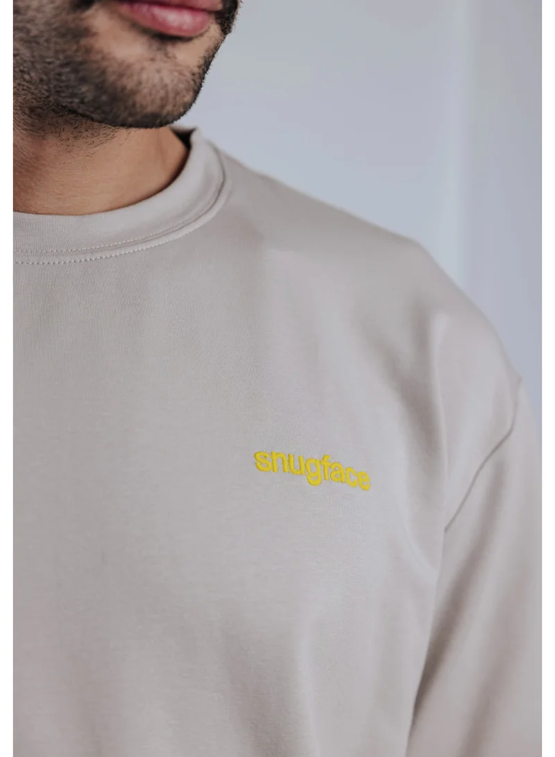 Snugface Snugface The Basic Oversized Tshirts, Grey, SF15-4GRY, Size-M