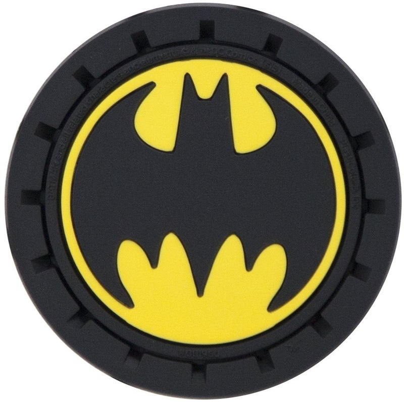Plasticolor 001960R01 Batman Auto Car Truck SUV Cup Holder Coaster 2-Pack - Image 1