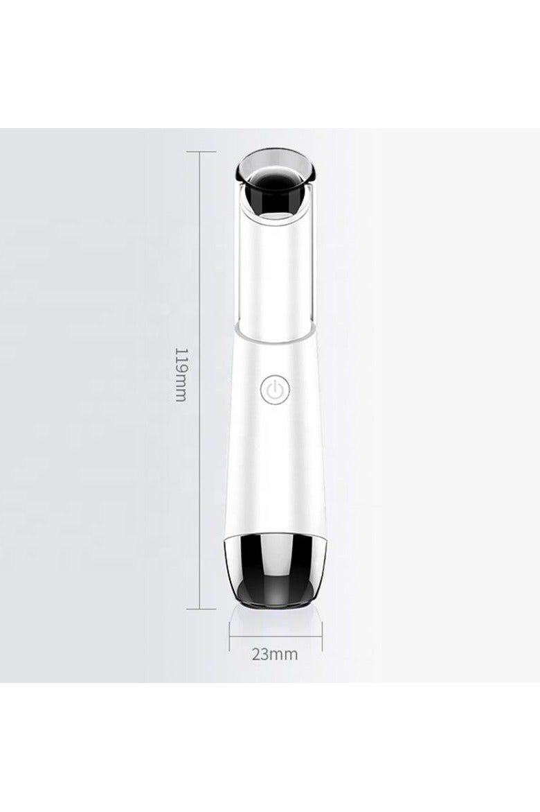 إسكدنيا جهاز العناية بالعين والشفاه بالفوتون – تدليك ذكي للوجه مع ضوء أحمر وأزرق – لإزالة التجاعيد والانتفاخ – قلم عناية بالبشرة قابل للشحن - Image 1