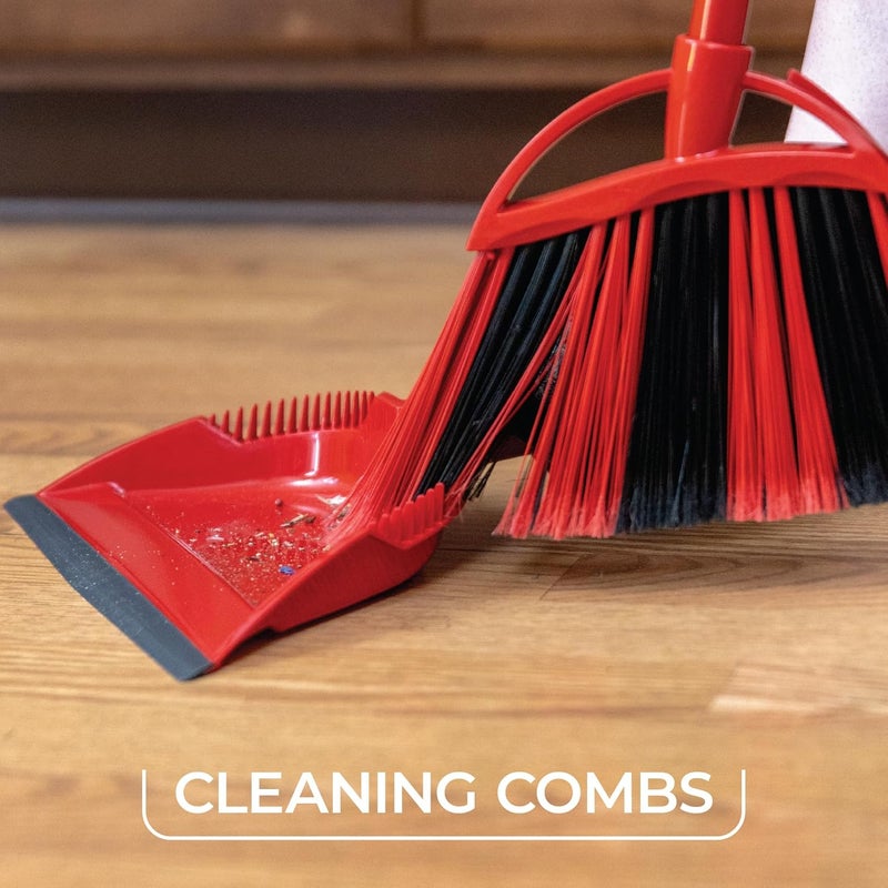 o cedar One Sweep Broom with Step-On Dustpan | Remove 99% with One Sweep | Lightweight Quiet Cleaning Tool | Ideal for Pet Owners - Image 5