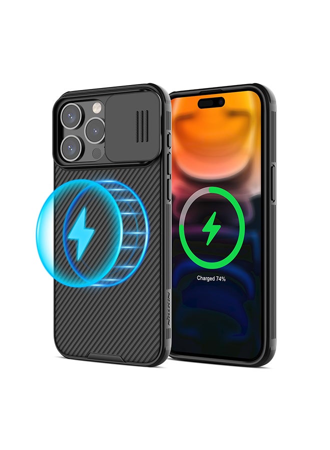 Nillkin Camshield Pro Magnetic Case for iPhone15 Pro Max Black - Image 1