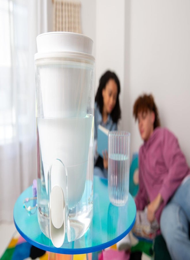 لايف ستراو موزع فلتر المياه لايف سترو هوم ستوديو، سعة 10 أكواب، لون أبيض قطبي، خالٍ من مادة BPA، مصمم للاستخدام اليومي، يحمي من البكتيريا والطفيليات والجسيمات البلاستيكية الدقيقة ومركبات PFAS والرصاص، ويحسن المذاق. - Image 3