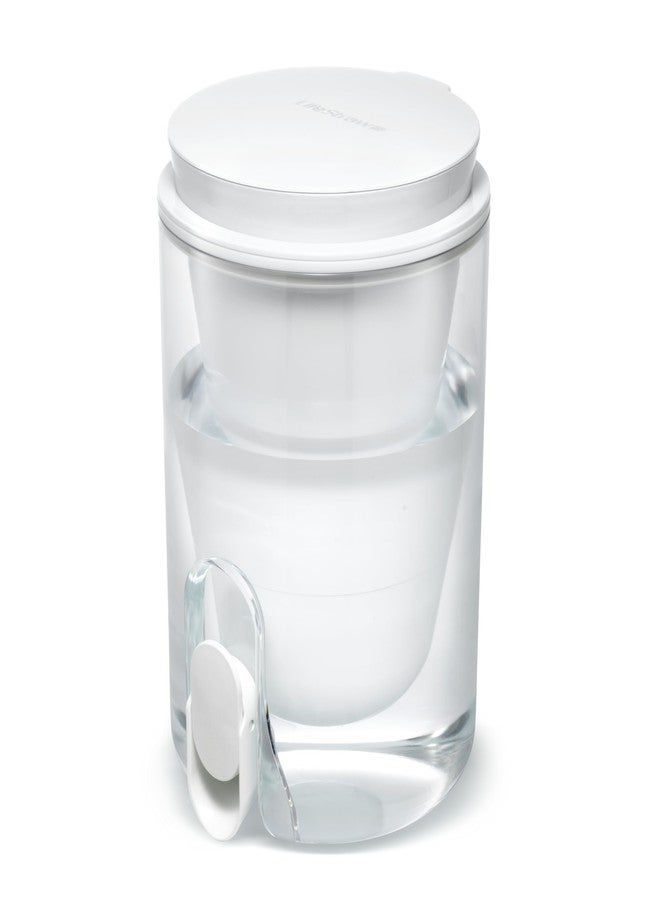 لايف ستراو موزع فلتر المياه لايف سترو هوم ستوديو، سعة 10 أكواب، لون أبيض قطبي، خالٍ من مادة BPA، مصمم للاستخدام اليومي، يحمي من البكتيريا والطفيليات والجسيمات البلاستيكية الدقيقة ومركبات PFAS والرصاص، ويحسن المذاق. - Image 1