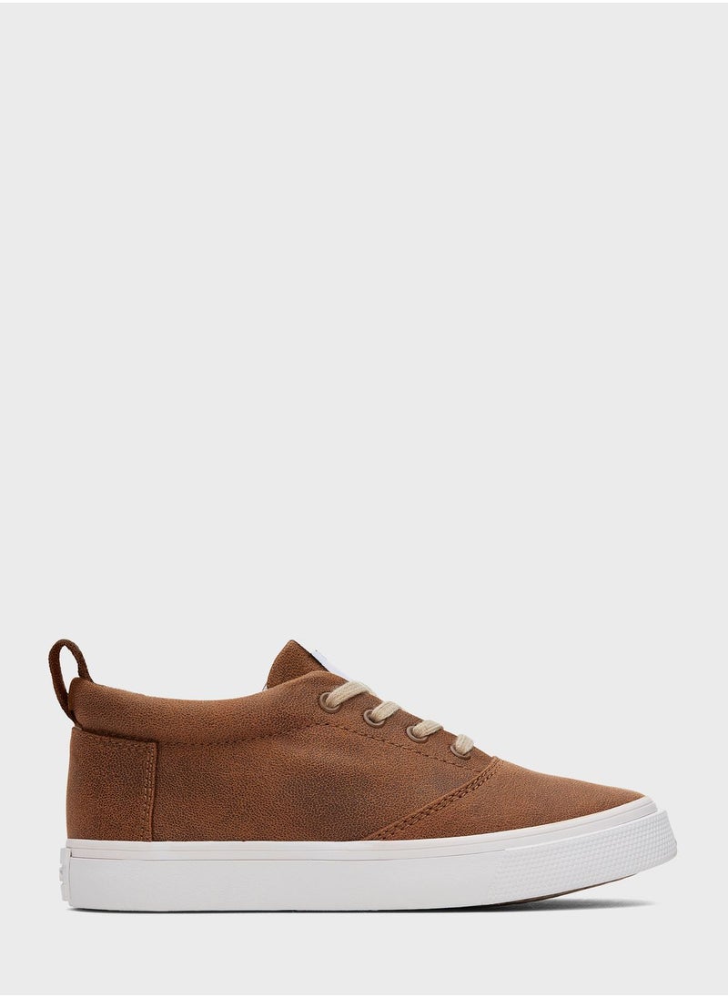 TOMS - Youth Lace Up Low Top Sneakers - Image 1