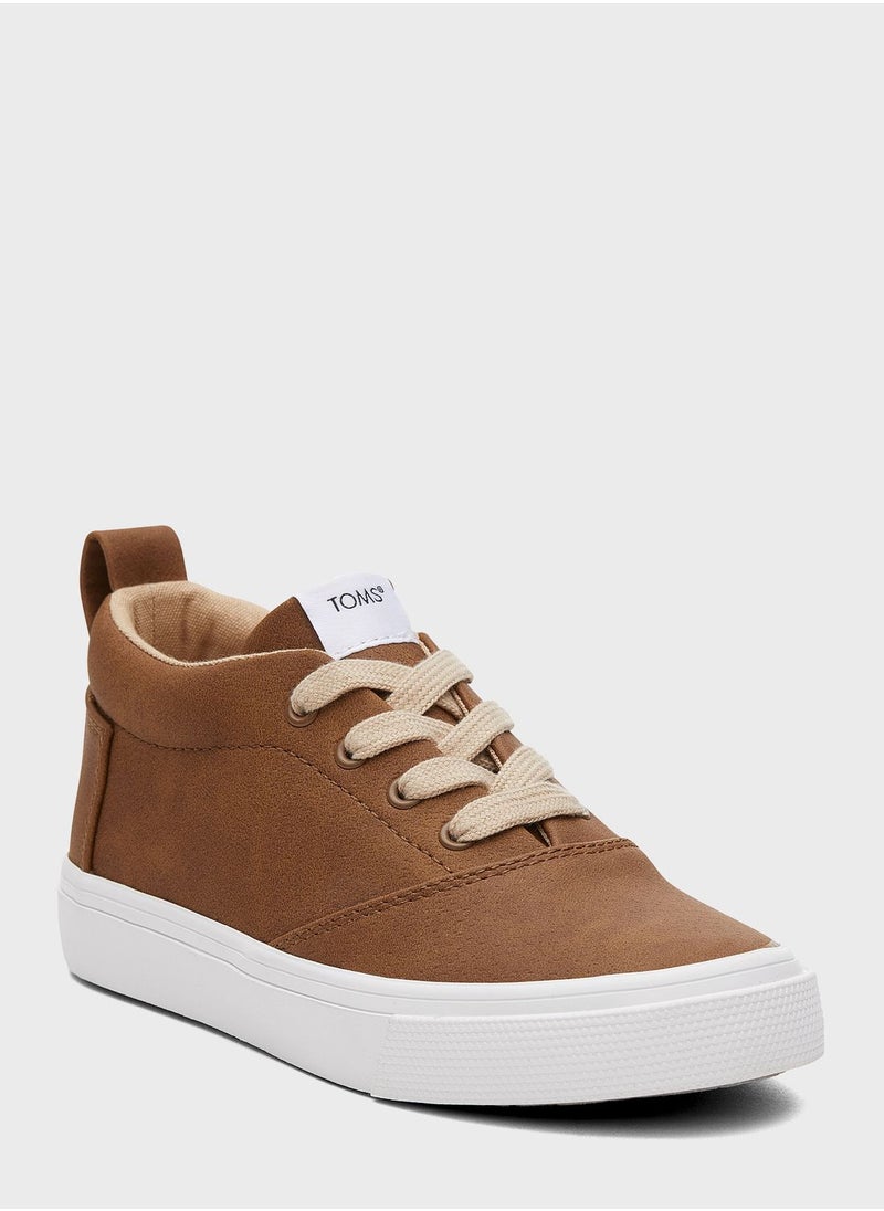 TOMS - Youth Lace Up Low Top Sneakers - Image 1