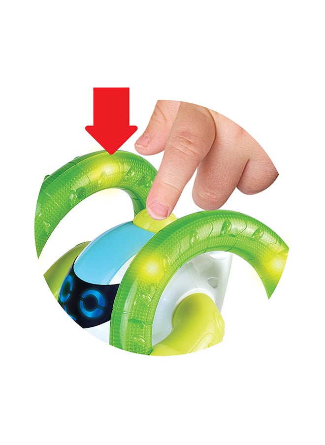 Happy Kids Little Learners Roll 'n Glow Robot - Motorized Rolling Baby Toy  - Image 4