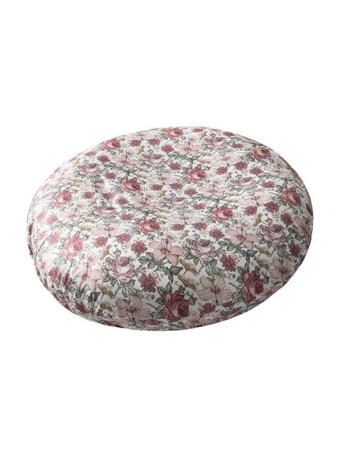 Little Jump Little Jump Western Wild Flowers Newborn Lounger Cover, Removable Ultra Soft Comfortable Slipcover for Infant Lounger Pillow(Vintage Floral)  - Image 1