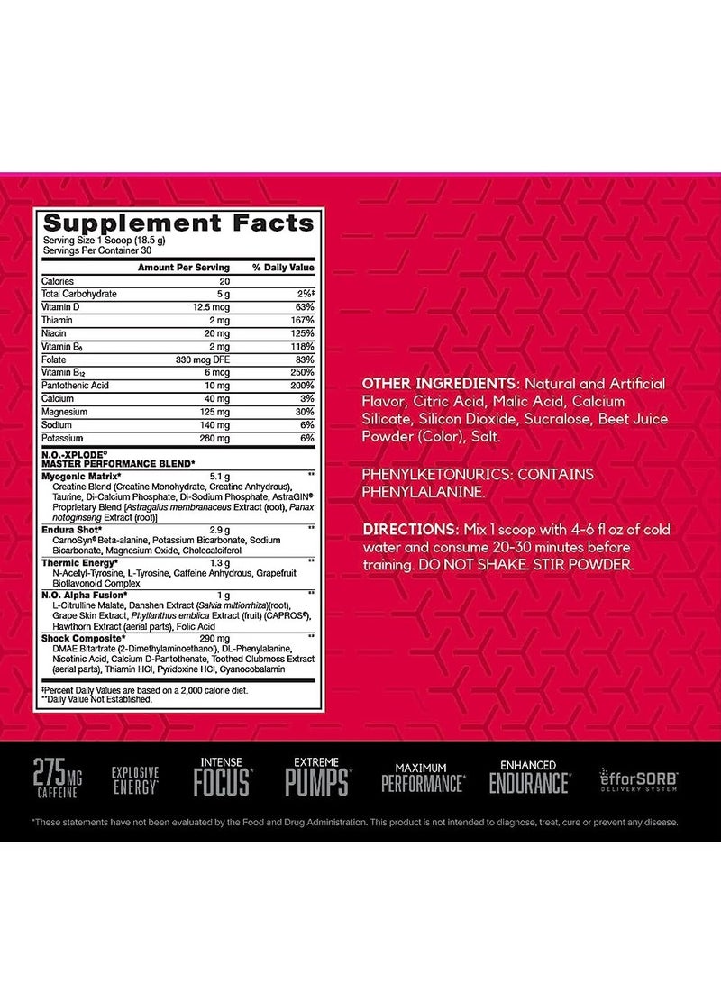 BSN Sport Bsn No Xplode 30 Servings Watermelon - Image 2