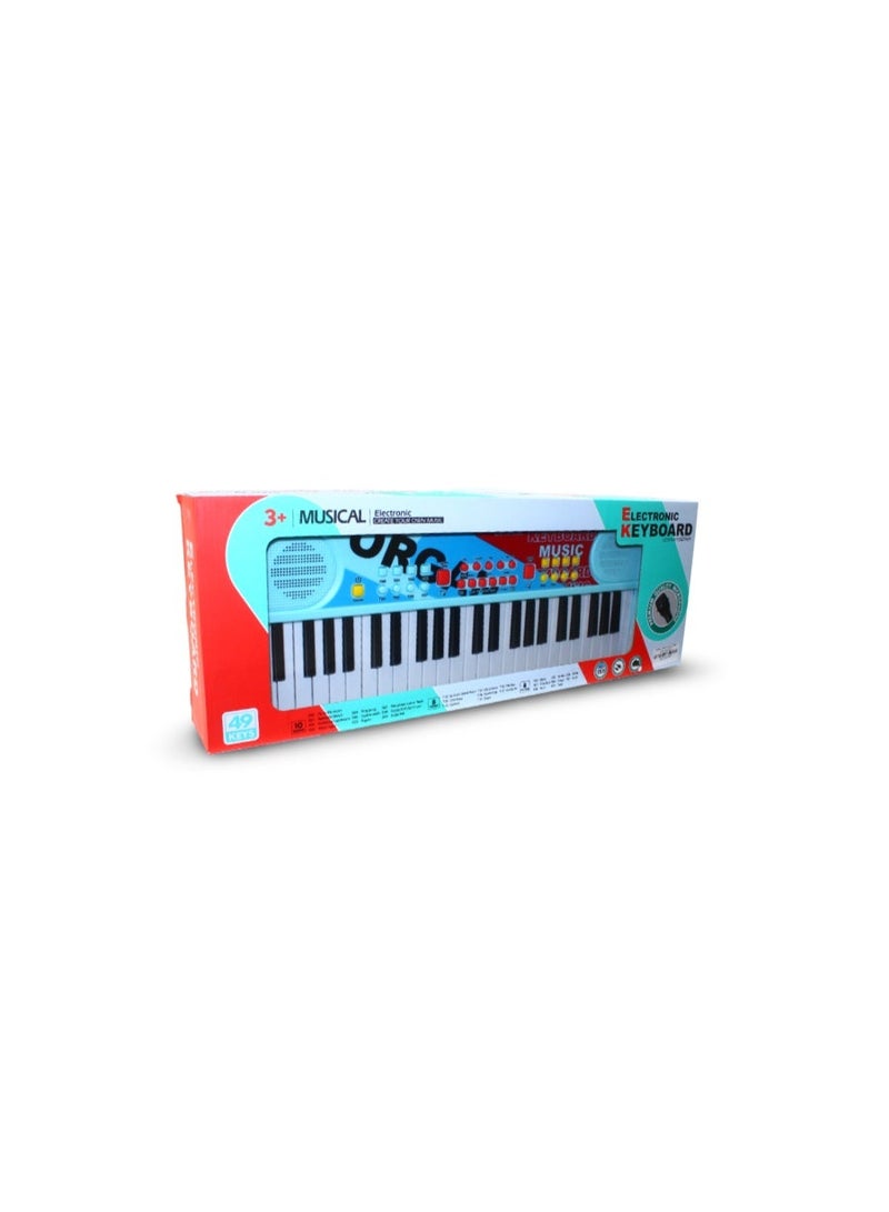 Prime Electronic Keyboard with Microphone & USB – 49 Keys – Model BX1687 - Image 1