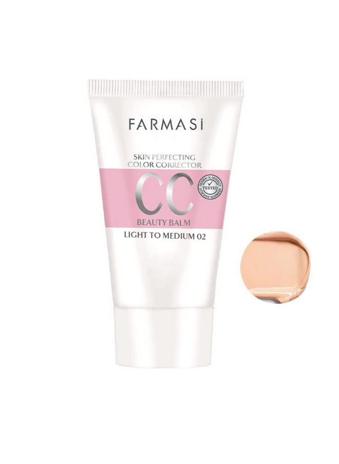 FARMASI - Cc Cream With Multiminerals, Pure, Natural And Flawless Finish, Great Results Every Time, Medium To Full Coverage, Allday Hold, All Skin Types, Spf 25, 1.69 Fl Oz Pack Of 1, Light To Medium - Image 1