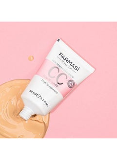 FARMASI Cc Cream With Multiminerals, Pure, Natural And Flawless Finish, Great Results Every Time, Medium To Full Coverage, Allday Hold, All Skin Types, Spf 25, 1.69 Fl Oz Pack Of 1, Light To Medium  - Image 3