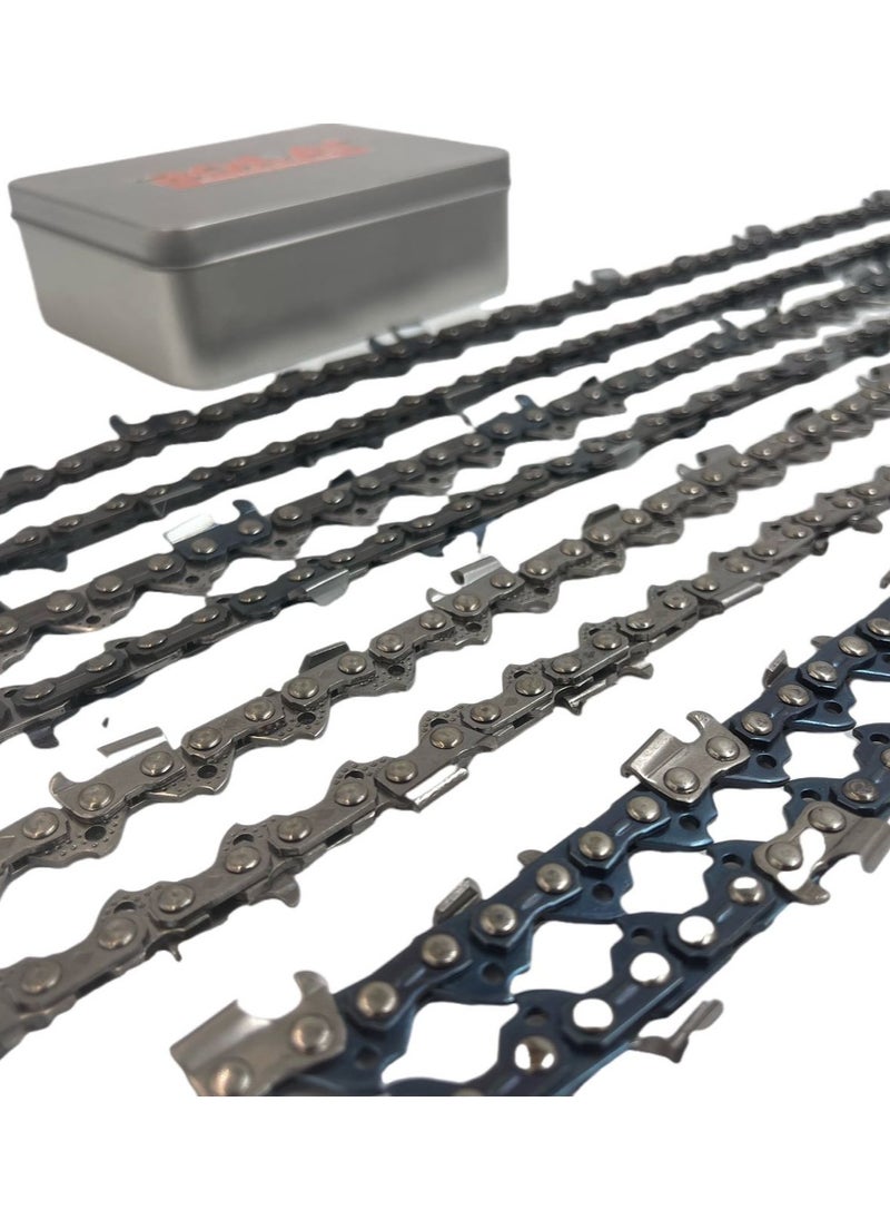 BONAI Mini 4 Inch Cordless Chainsaw Replacement Chain Black/Silver  - Image 2