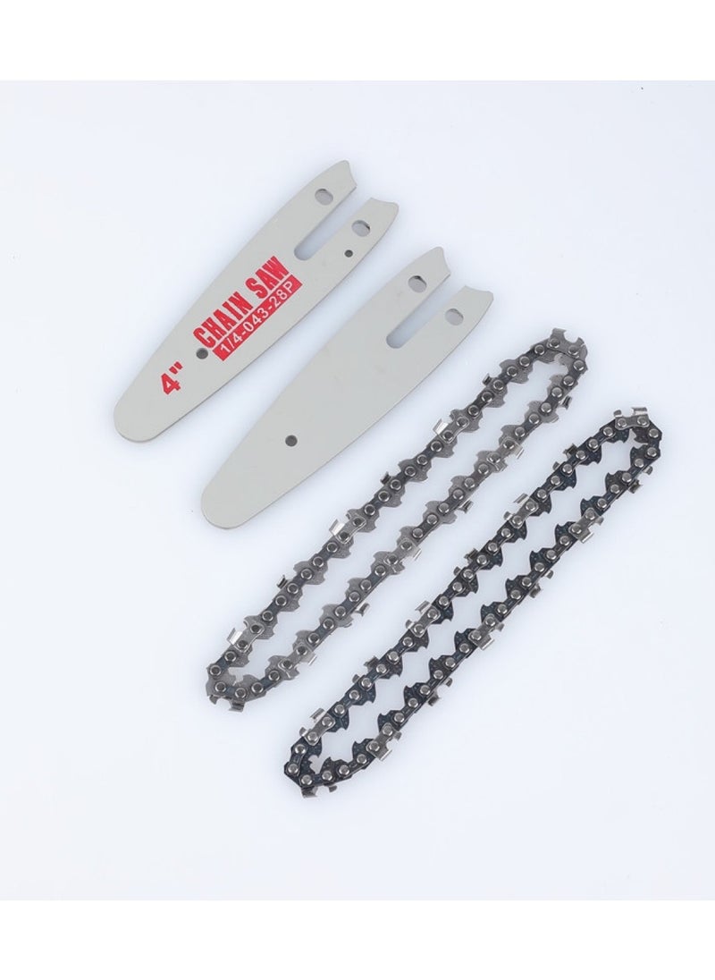 BONAI Mini 4 Inch Cordless Chainsaw Replacement Chain Black/Silver  - Image 3