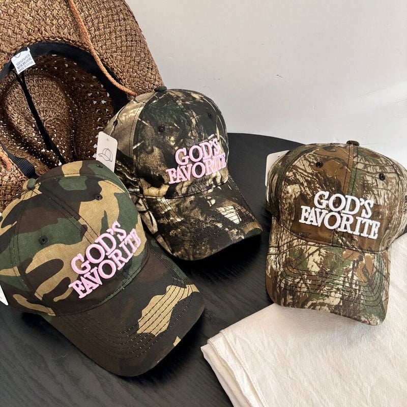 Camo Cap Unisex American  Embroidered Sun Protection Hat Cotton - Image 3