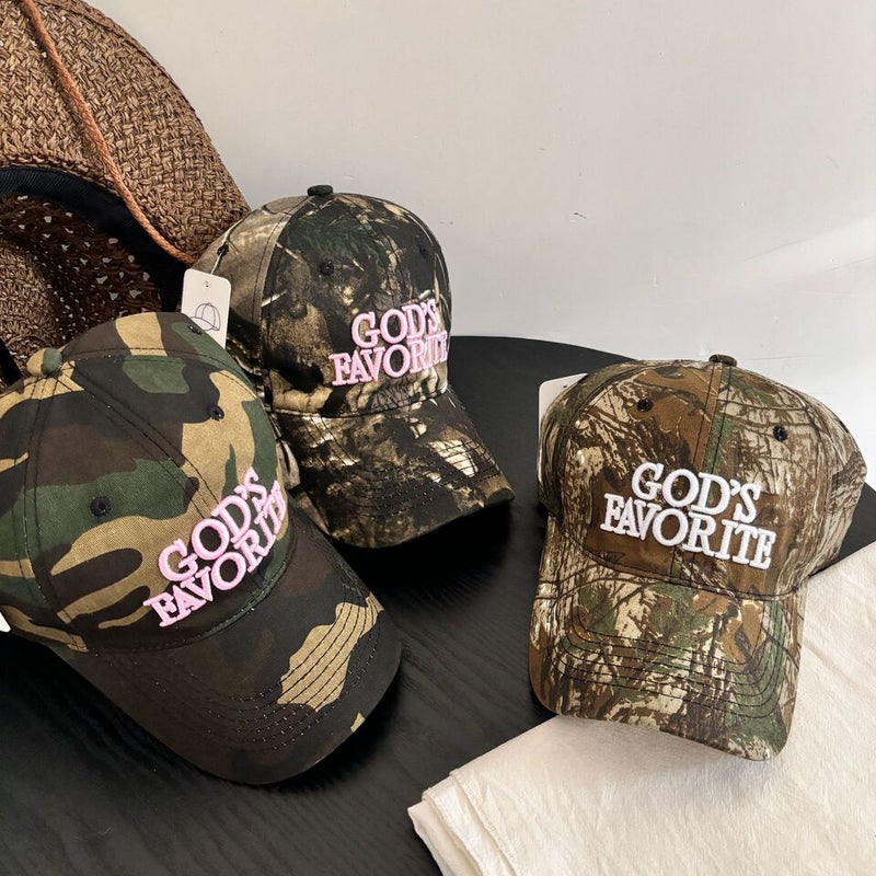 Camo Cap Unisex American  Embroidered Sun Protection Hat Cotton - Image 4