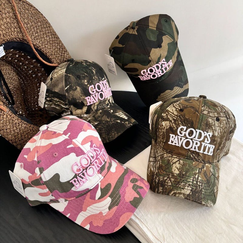 Camo Cap Unisex American  Embroidered Sun Protection Hat Cotton - Image 2