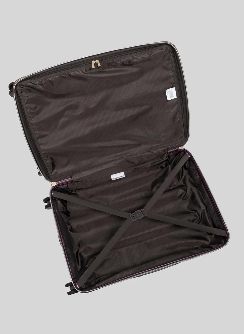 Matalan IT Luggage Burgundy Fascinate Hard Suitcase