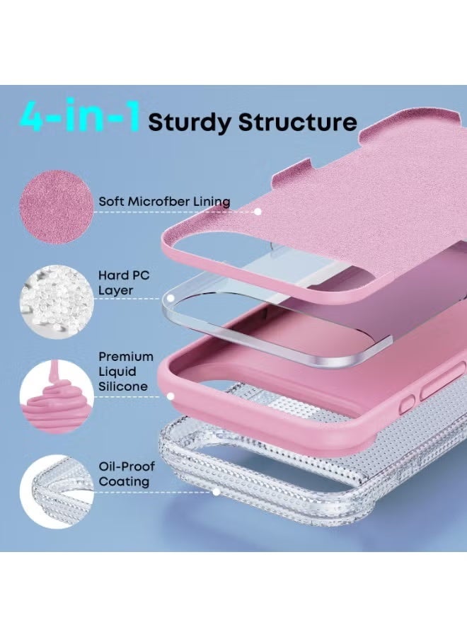 JAJEEK iPhone 17 Air Smooth Liquid Silicone Soft Cover with Microfiber Lining – Shockproof Protective Phone Case for iPhone 17 Air 6.5-Inch – Anti-Scratch, Anti-Fingerprint, Drop-Resistant Slim Fit Case with Full Camera & Button Access – Wireless Charging Compatible - Image 4