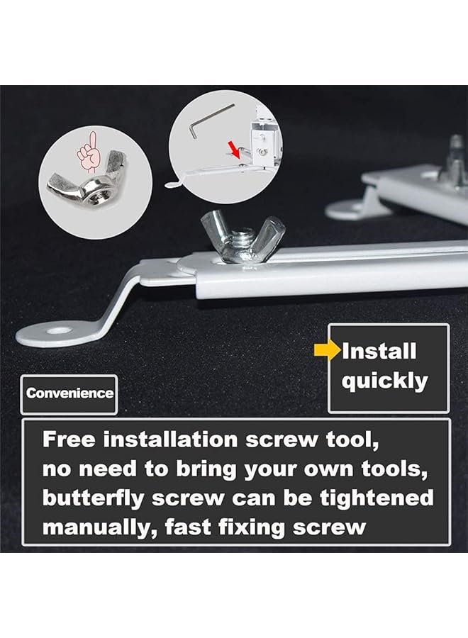 erorex Universal Lcd Dlp Adjustable Projector Ceiling Mount Bracket Compatible With Epson Benq Optoma Projectors And Other Brands Projectors  - Image 4
