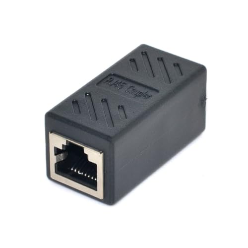 chenyang CAT6 RJ45 Coupler Cat6/Cat5e/Cat5 Female to Female Ethernet Network Cable Extension Connector Adapter with Shield - Image 2