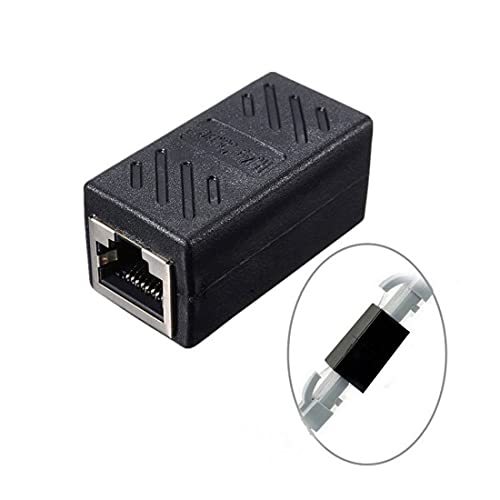 chenyang CAT6 RJ45 Coupler Cat6/Cat5e/Cat5 Female to Female Ethernet Network Cable Extension Connector Adapter with Shield - Image 3