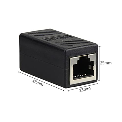 chenyang CAT6 RJ45 Coupler Cat6/Cat5e/Cat5 Female to Female Ethernet Network Cable Extension Connector Adapter with Shield - Image 4