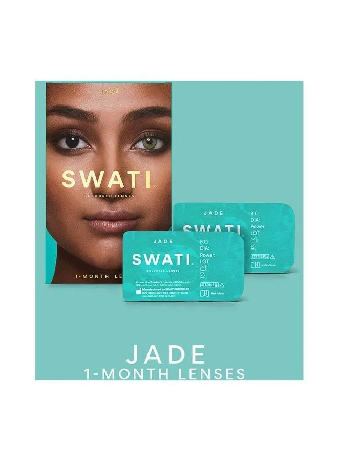 swati Cosmetics Coloured Contact Lenses  Jade 1 Months