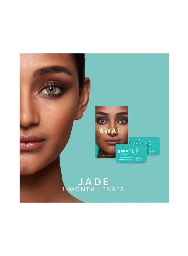 swati Cosmetics Coloured Contact Lenses  Jade 1 Months
