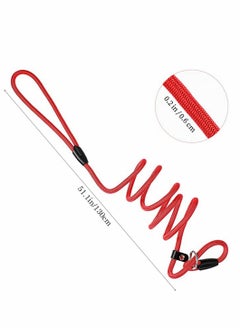Y&D Dog Rope Leash Red for Training Pet Nylon Slip Lead Durable Sturdy Comfortable Puppy No Pull Small Dogs Walking Hiking Camping  - Image 2