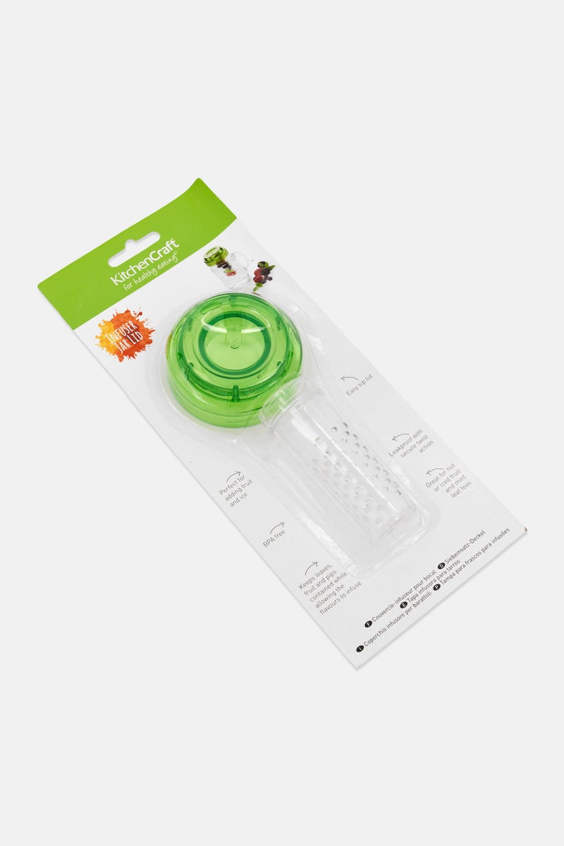 KitchenCraft Healthy Eating Infuser Jar Lid, Green - Image 3