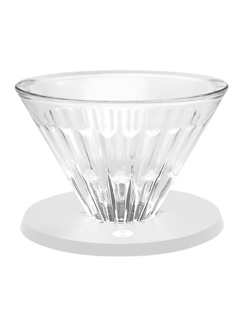 Crystal Eye Glass Dripper 01 PC Holder White
