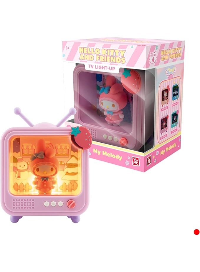 Hello Kitty & Friends Light-Up TV Series Battery Operated - My Melody | Collectible Figure | Sanrio Characters | Display Figure | Perfect Gift for Collectors and Kids - Image 2