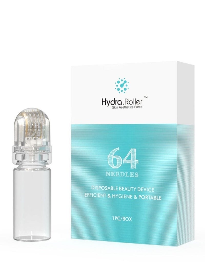 Hydra.Roller Hydra Roller Titanium Skin Care Tool Anti Wrinkles Acne Scars Absorption Aid Skin Care 64 Needles 0.5ml - Image 1