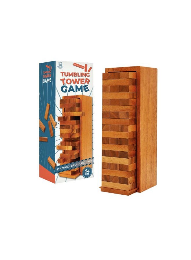 BSIRI Board Games for Families and Kids with a Stacking Block Games of Tumbling Tower Game Classic Wood that Will Challenges Your Skills in Adult Kids and Family to Get Fun Day and Night - Image 1