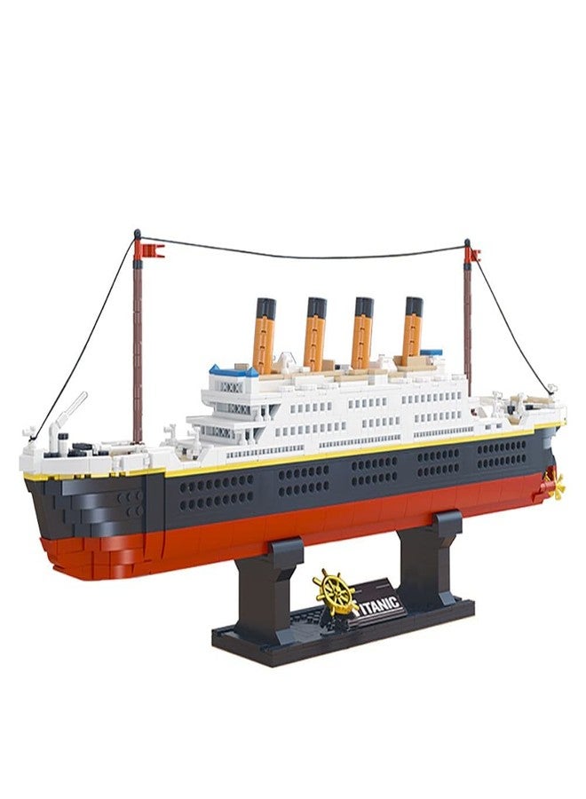 dOvOb Mini Blocks Titanic Building Set, 1288 Pieces Mini Bricks, Toys Gift for Adults and Kids - Image 1