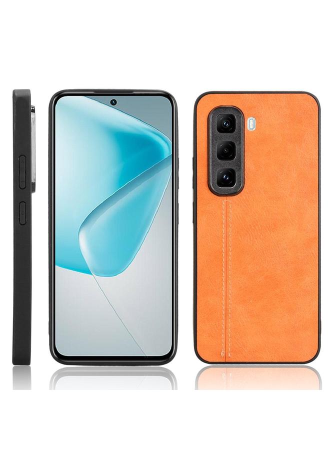 اس-توب جراب لهاتف Infinix Hot 50 Pro 4G غطاء خلفي بخياطة بنمط بقرة - Image 1