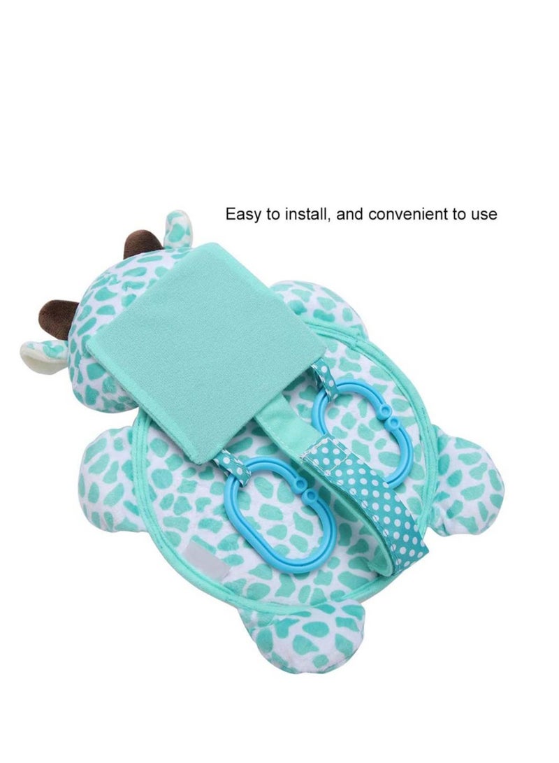 Baby Car Mirror, Shatterproof Rear Facing Backseat Mirror Educational Plush Cartoon Animal Toy on Board Sign Watch Infant in Back Seat While Driving GiftFit to Most Vehicles - Image 5