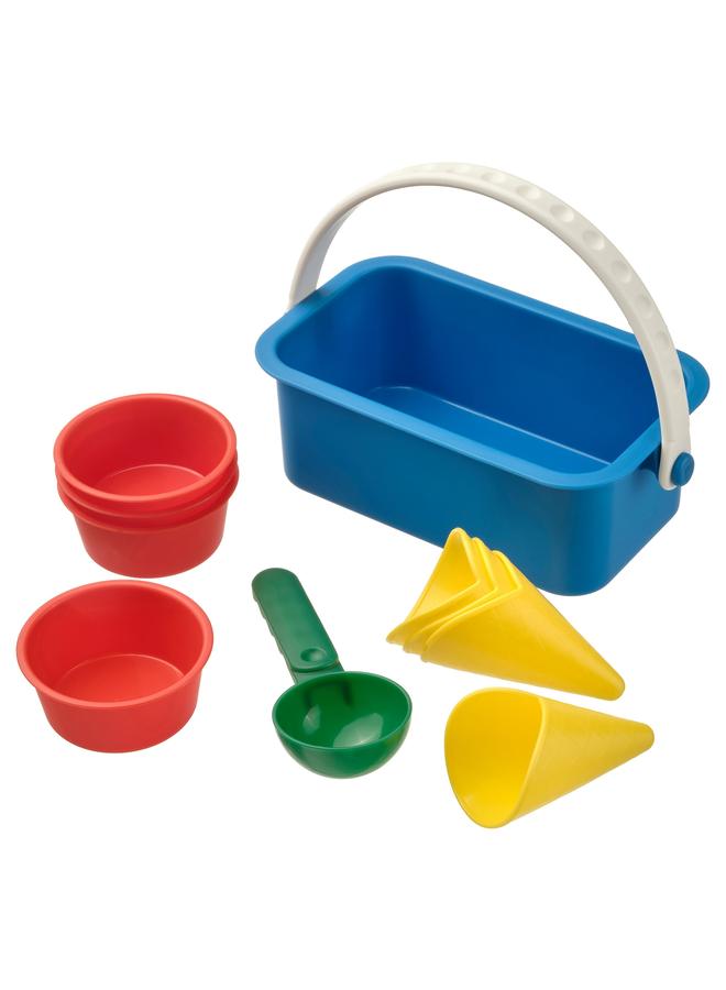 erorex 10-piece sand ice-cream set, multicolour - Image 1