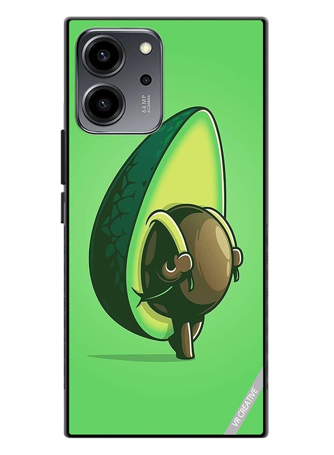 VR CREATIVE Protective Case Cover For Honor 80 SE Avacado Design Multicolour - Image 1