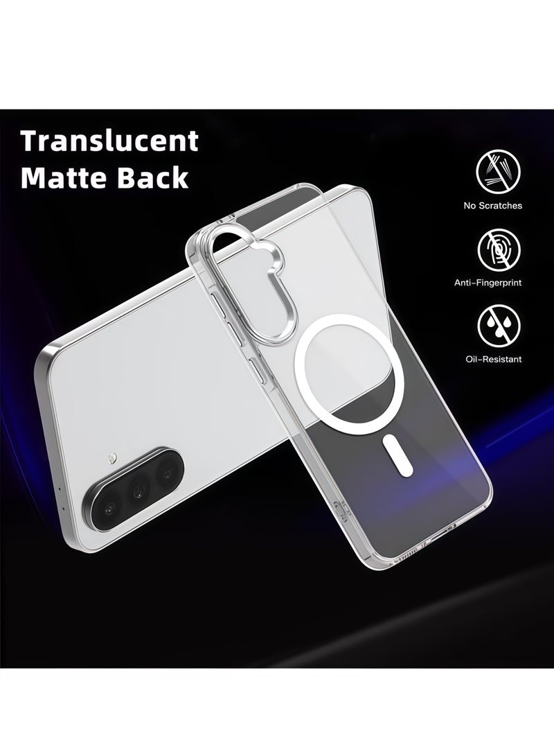 إكس ليفيل الجليد اللون نفاذية عالية الكمبيوتر المغناطيسي شفط الشحن المضادة للسقوط حماية شفافة تناسب سامسونج A36 حالة الهاتف المحمول - Image 3