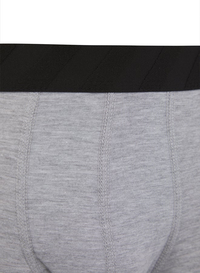 trendyol Navy Blue 5-Pack Basic Flexible Cotton Soft Elastic Boxer - Image 3
