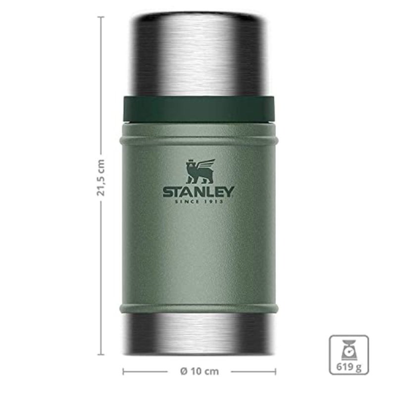 طراز Vacuum Food Jar 0.70 L Hammertone Green For Home Office Travel Stainless Steel Insulated 3 PCS Set - Image 3