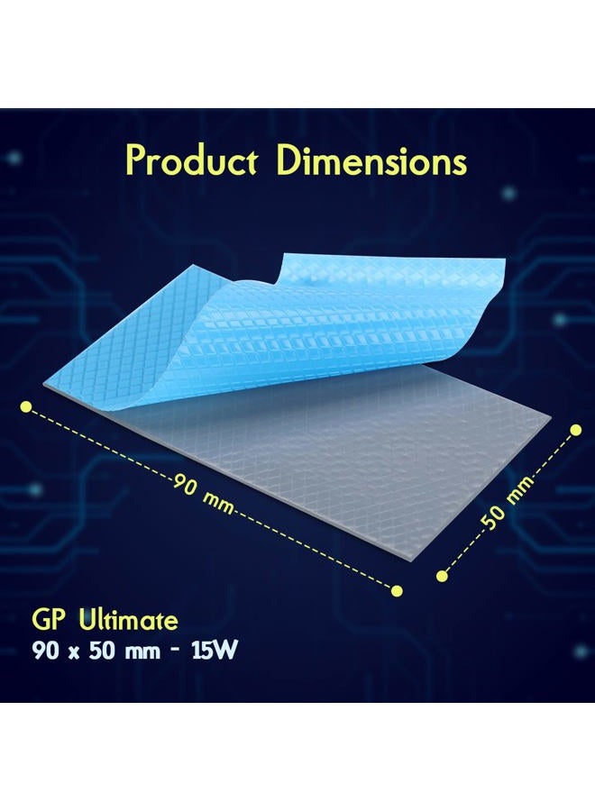 Gelid Solutions GP-Ultimate - Thermal Pad 90x50x0.5mm (2pcs). Excellent Heat Conduction, Ideal Gap Filler. Easy Installation Thermal Conductivity 15W - Image 5