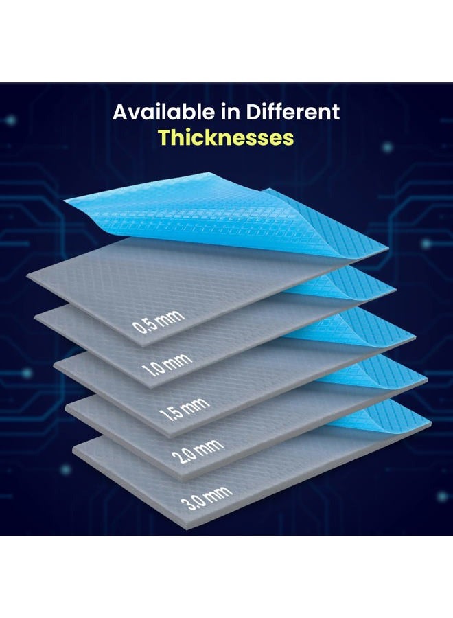 Gelid Solutions GP-Ultimate - Thermal Pad 90x50x0.5mm (2pcs). Excellent Heat Conduction, Ideal Gap Filler. Easy Installation Thermal Conductivity 15W - Image 3
