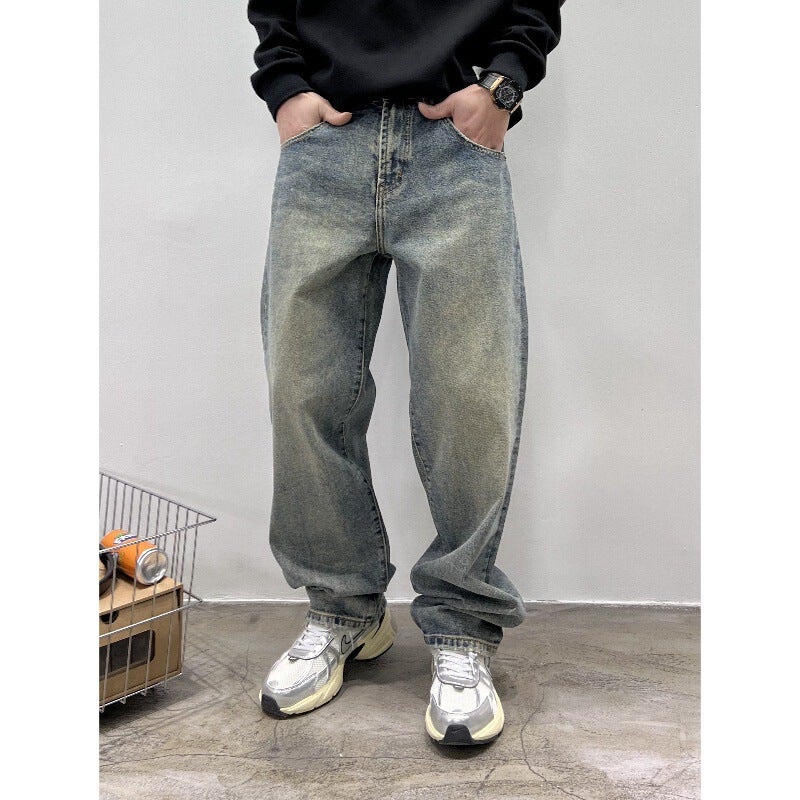 Unisex Casual Daily Denim Jeans - Image 2