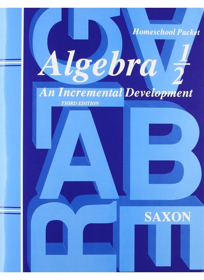 null - Saxon Algebra 1/2 Answer Key & Tests Third Edition - Image 1
