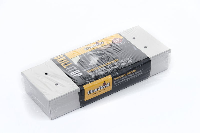 Char-Broil Stainless Steel Smoker Box, Silver, 3.75 x 1.6 x 9.25 inches - Image 3