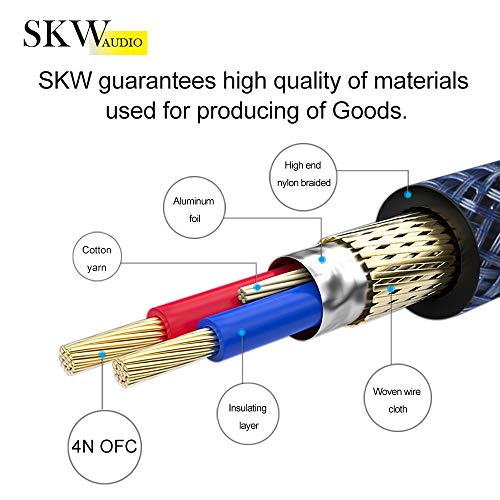 SKW Single OFC Balanced XLR Male to XLR Female 3 PIN Microphone Cable (9.8ft, 3M) - Image 4