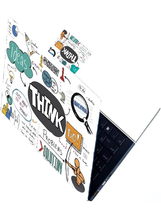 Emoda Home Trove Full Laptop Skin Bubble,Free HD Quality Sticker for Laptops Upto 15.6" Compatible with Apple/Dell/HP/Lenovo/Acer/Asus/Sony (Dustproof, Waterproof, Scratchproof, Reusable) - Image 1