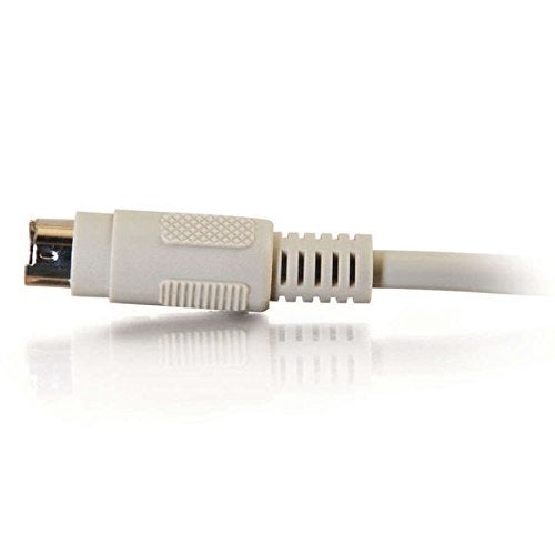 C2G Legrand Keyboard Cord for Keyboard/Mouse Cable, Beige Mouse Cord, Round Male to Male Keyboard Cable 1 Count, C2G 02692 - Image 4
